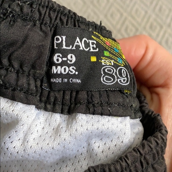 Sz 6-9 mo “Shark” Boardshorts - Picture 4 of 8